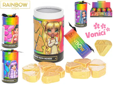 Mikro trading Rainbow High - Koupelové vonící bomby - 10 ks v tubě