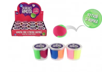 Teddies Sliz - Hmota hopíková skákací v kelímku - 7 x 6 cm