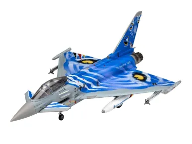 Revell ModelSet - Plastikový model letadla Eurofighter Typhoon"Bavarian Tiger 2021"