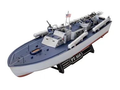 Revell ModelSet - Plastikový model lodě Patrol Torpedo Boat PT-559 / PT-160