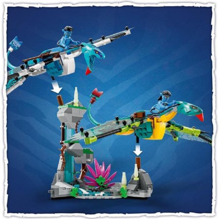 LEGO Avatar 75572 - Jake a Neytiri: První let na banshee
