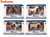 Mikro trading Zoolandia - Kůň s hříbětem a doplňky - 4 druhy