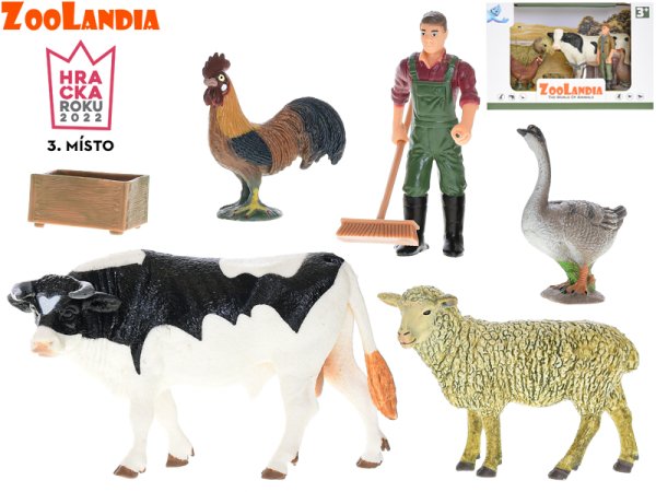Mikro trading Zoolandia - Zvířátka - farma s doplňky - 2 druhy