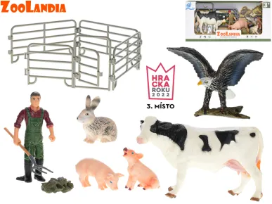 Mikro trading Zoolandia - Zvířátka farma s doplňky - 2 druhy - v krabičce