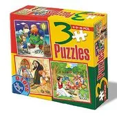 D-Toys Puzzle - Pohádky - 6, 9 a 16 dílků
