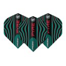 Winmau Letky Prism Alpha - Fyre - Black, Turquoise & Red W6915.708