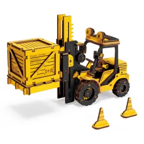 RoboTime 3D dřevěné puzzle - Vysokozdvižný vozík