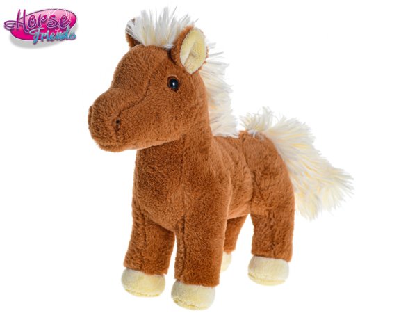 Mikro trading Horse Friends - Kůň plyšový - 25 cm - stojící