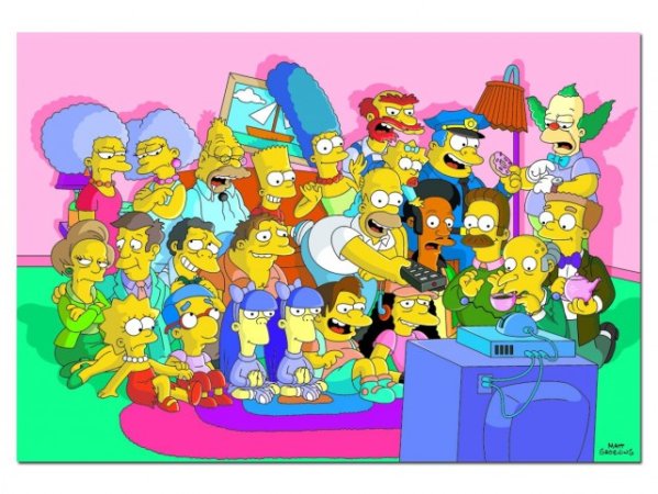 Educa Puzzle - Simpsons - 1000 dílků