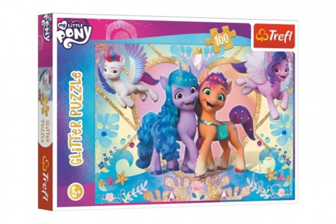 Trefl Puzzle - My Little Pony - třpytivé - 100 dílků