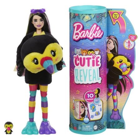 Mattel Barbie - Cutie reveal Barbie džungle - mix druhů
