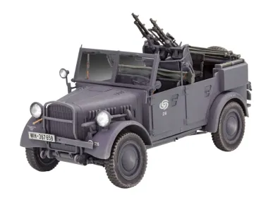 Revell Plastikový model vojenského vozidla Einheits-PKW Kfz.4
