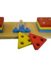 Moyo Montessori Barevné geometrické tvary - třídění