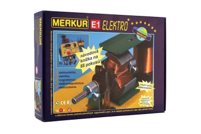 Merkur Stavebnice Merkur - Elektromerkur E1 Elektřina, magnetismus