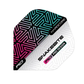 Red Dragon Letky Peter Wright Snakebite Hardcore - White & Rainbow RF6842