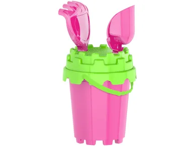 Mikro trading Sada na písek - 4 ks - růžová