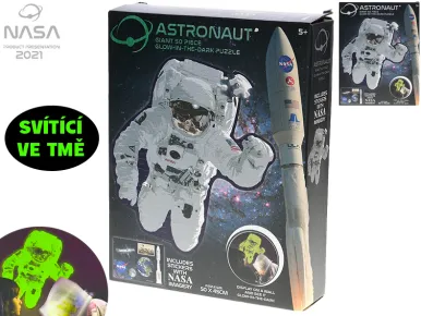 Mikro trading Puzzle - svítící ve tmě - NASA - 49 dílků
