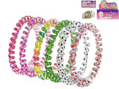 Mikro trading Náramek / Gumička do vlasů - 4 ks v sáčku - mix druhů