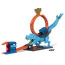 Mattel Hot Wheels - City smyčka se žravým T-Rexem