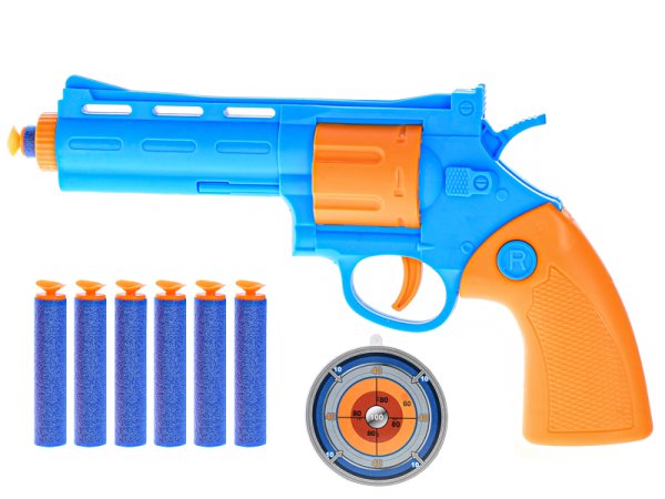 Mikro trading Pistole s pěnovými náboji a přísavkami - 26 cm