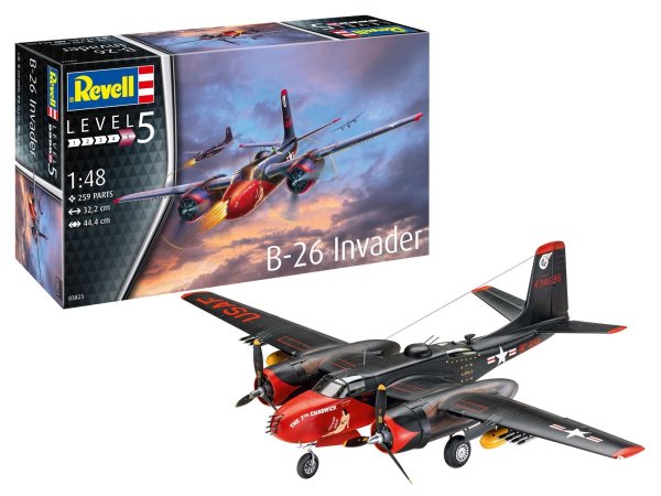 Revell Plastikový model letadla B-26C Invader