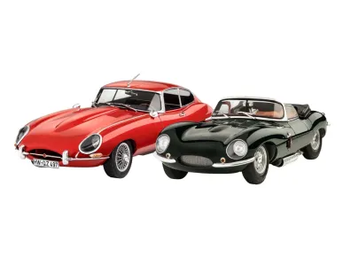 Revell Gift-Set - Plastikový model auta "100 Years Jaguar" - 100. výročí Jaguar