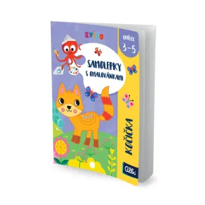 Albi Kvído - Samolepky s omalovánkami - Kočička