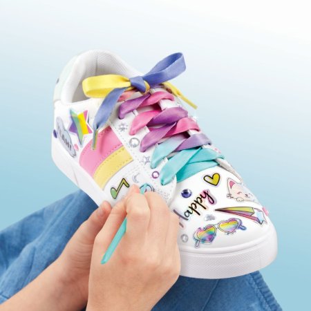 Make it Real Dekorativní samolepky na boty Rainbow Chic