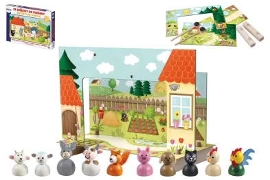 Detoa Magnetické divadlo se zvířátky do pohádky