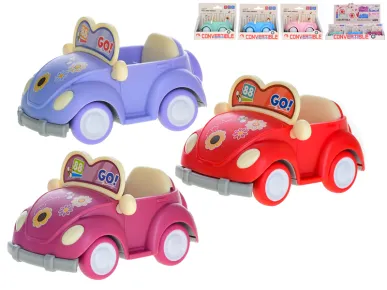 Mikro trading Autíčko kabriolet na zpětný chod - 10 cm - 6 barev