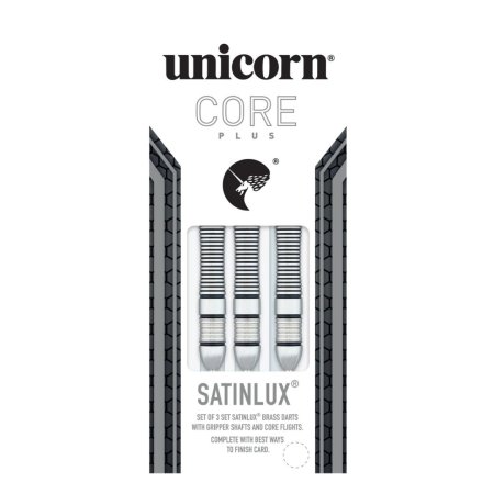 Unicorn Šipky Steel Core Plus Satinlux - Brass - 26g