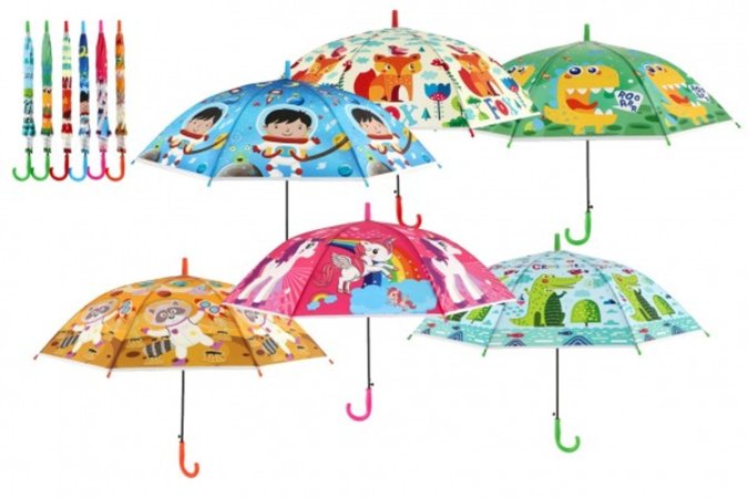 Teddies Deštník vystřelovací - 66 cm