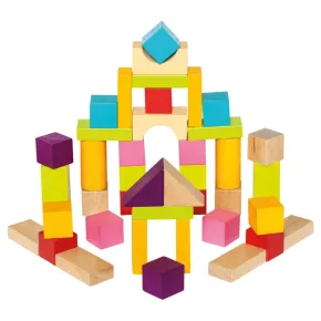 Bino Kostky v kyblíku - 50 ks - nové barvy