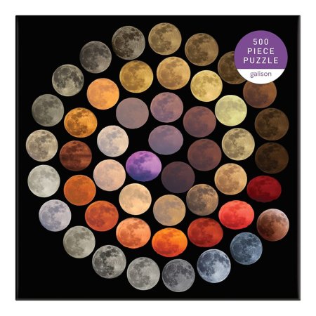 Galison Puzzle - Barvy Měsíce - 500 dílků