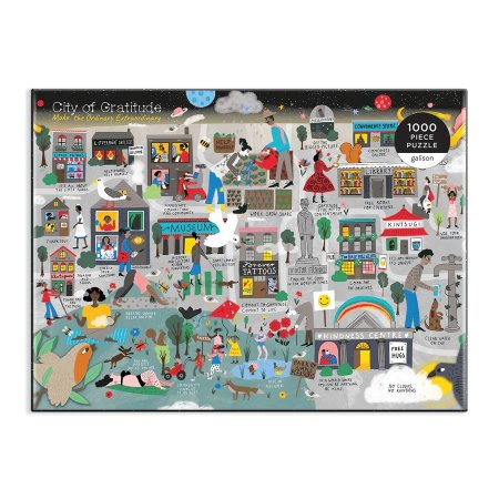 Galison Puzzle - Město vděčnosti - 1000 dílků