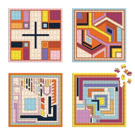 Galison Puzzle - Textilní bloky - 4x 200 dílků
