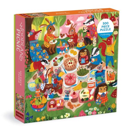 Mudpuppy Puzzle - Piknik v lese - 500 dílků