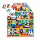 Mudpuppy Puzzle ve tvaru domu - Můj dům, můj domov - 100 dílků