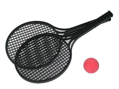 Efko Soft tenis set - černé rakety s míčkem