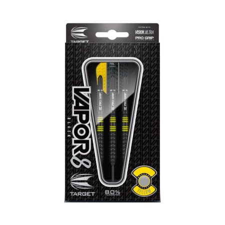 Target - darts Šipky Steel Vapor 8 - Black Yellow - 22g