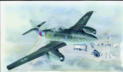 Směr Plastikový model letadla Messerschmitt Me 262 A-1 a Hitech