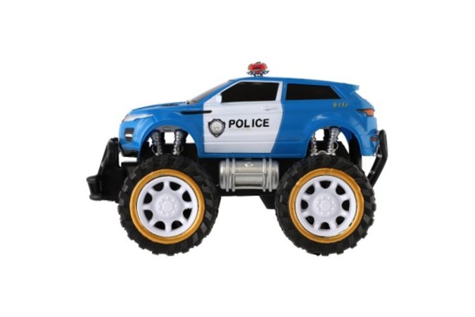 Teddies Policie - Auto terénní - velká kola - 18 cm