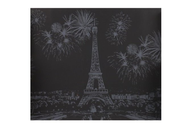 SMT Creatoys Škrabací obrázek barevný - Eiffelova věž