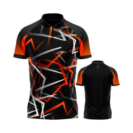 Arraz Košile Flare - Black & Orange - 4XL