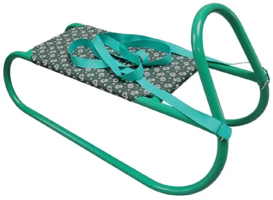 LKV Lomnice Sáňky dětské kovové - zelená