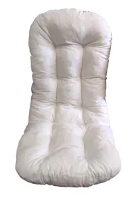 LKV Lomnice Sedák na křeslo, typ Swivel - 125 x 55 cm - bílá
