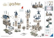 Ravensburger 3D Puzzle - Harry Potter: Bradavický hrad - Velká síň a Astronomická věž 2v1 - 1245 dílků
