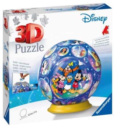 Ravensburger Puzzle-Ball - Disney - 72 dílků - 100 let