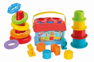 Simba Toys Set na hraní 3v1 - Vkládačka, pyramida, kelímky