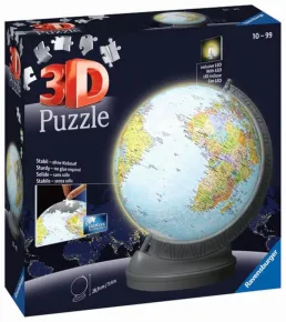 Ravensburger 3D Puzzle-Ball - Svítící globus - 540 dílků